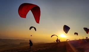 Skydiving in Udaipur, India