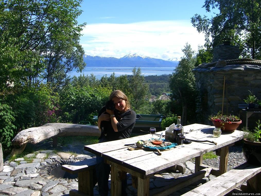 View From Fire Pit | Brigitte's Bavarian Bed & Breakfast | Homer, Alaska  | Bed & Breakfasts | Image #1/26 | 