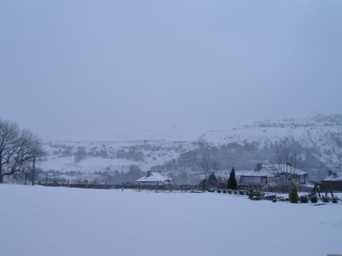Snow at Penrhadw Farm