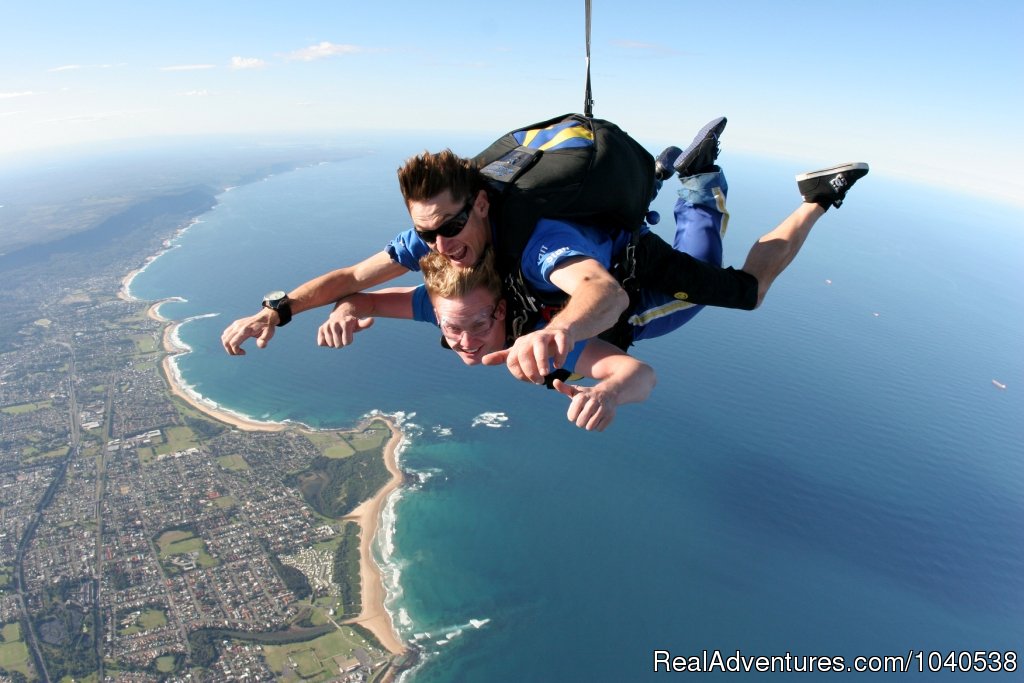 Views all the way to Sydney and beyond | 14,000ft Tandem Beach Skydive Sydney | Image #5/5 | 