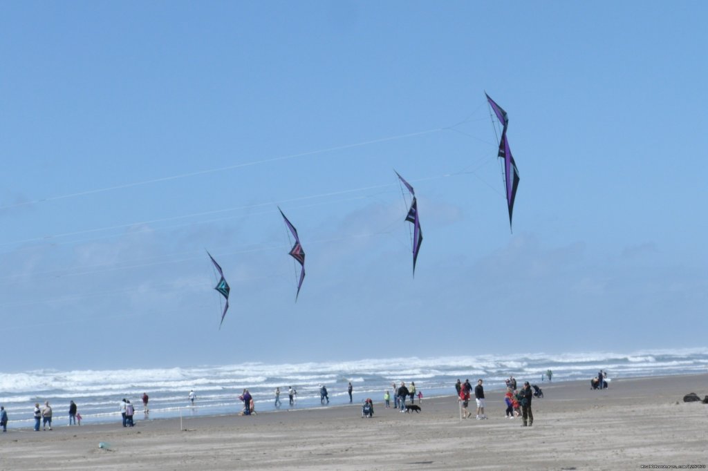 Kite flying on the Seaside Beach | Seaside Visitors Bureau | Image #5/20 | 