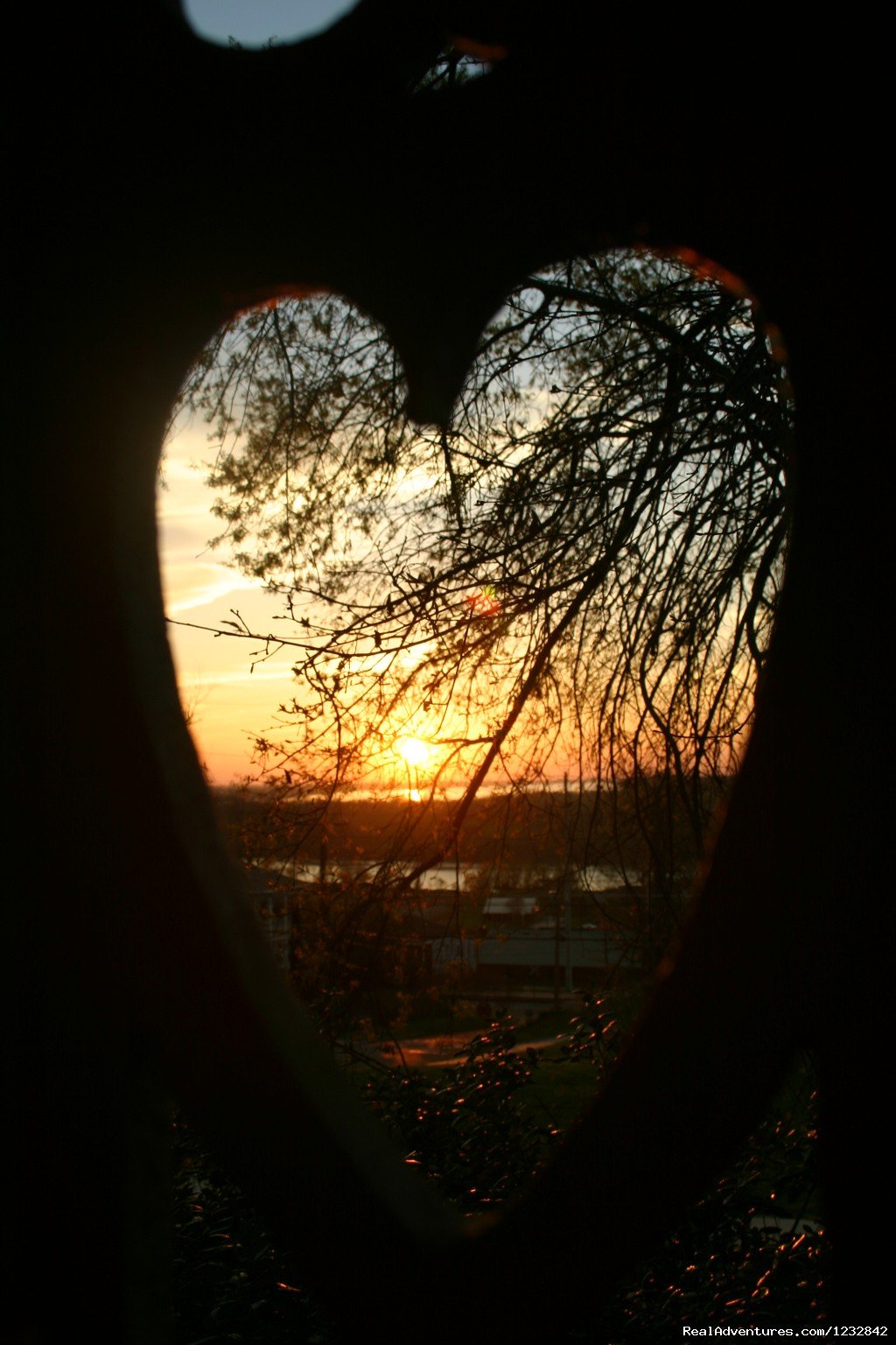Sunset over the Mississippi River | Corners Mansion Inn  A Romantic Getaway | Image #19/19 | 
