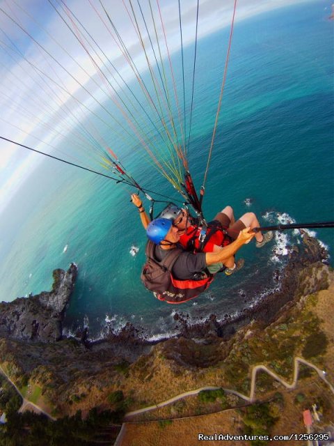 Tandem paragliding - the cliffs christchurch