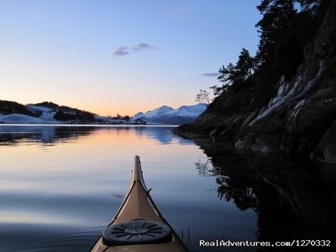 Quiet winter kayaking