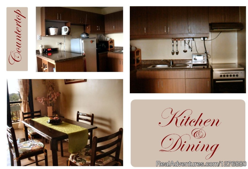 Kitchen & Dining Room | 3 Bedroom condo - Vacation Rental for Tourists | Image #3/16 | 