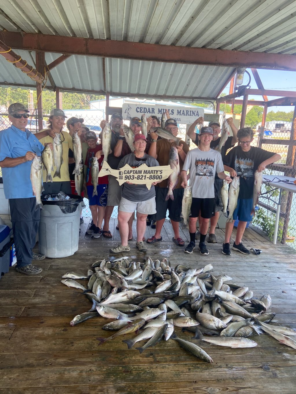 Captain Martys Lake Texoma Fishing Guides | Gordonville, Texas  | Fishing Trips | Image #1/4 | 