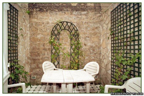 Private outdoor patio (but no view) | Paris Studio Apartment Close to Eiffel Tower | Paris, France | Vacation Rentals | Image #1/6 | 