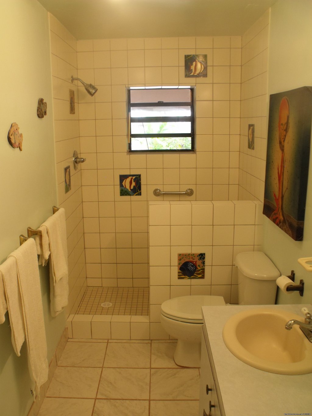 Bathroom | Remote island ocean front Villa | Image #6/18 | 