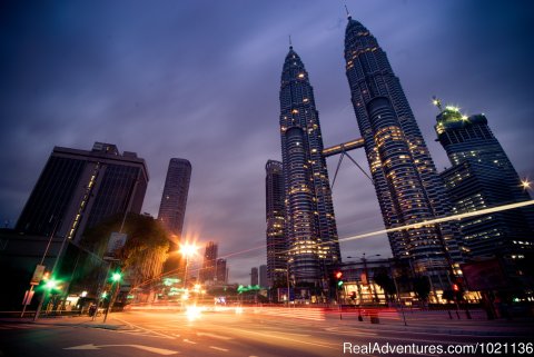 Kuala Lumpur's most famous sight - the Petronas Twin Towers