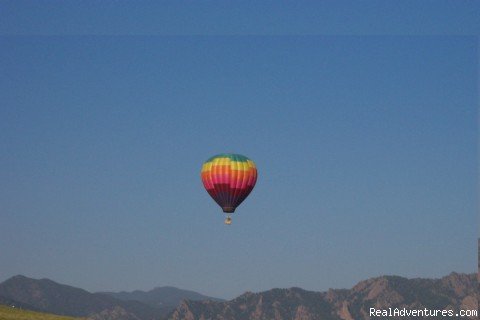 The Flatirons | Hot Air Balloon Flights | Boulder, Colorado  | Hot Air Ballooning | Image #1/2 | 