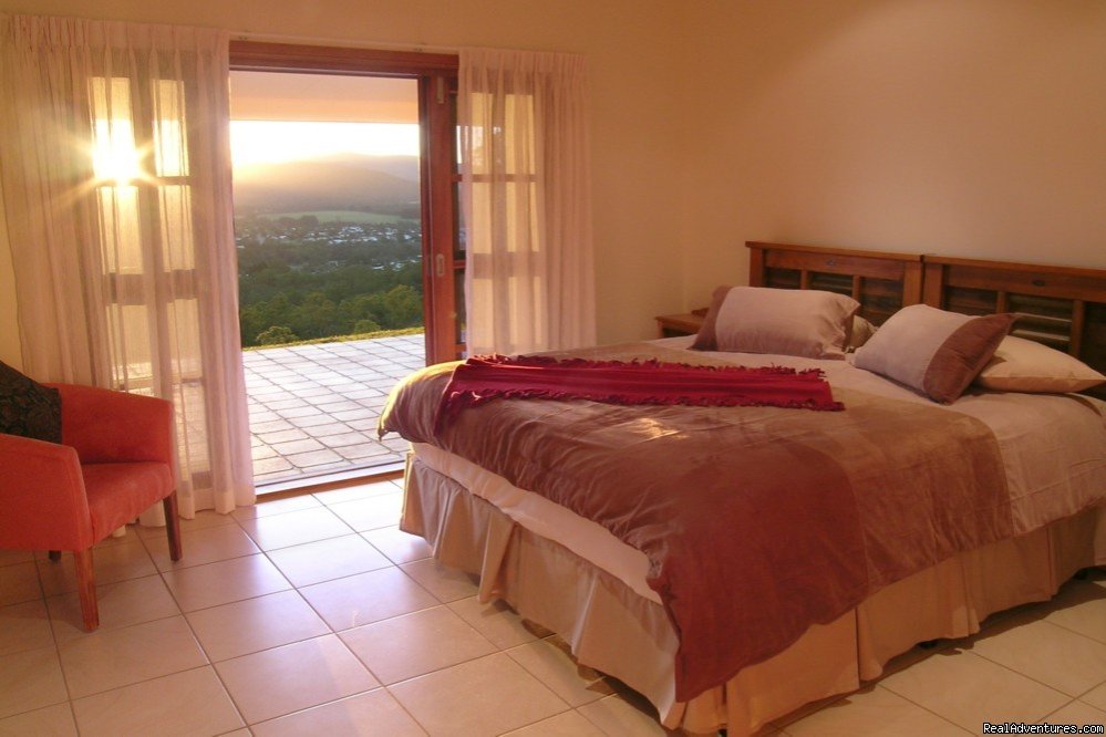 The Summit Rainforest Retreat master bedroom | Cairns Highlands Accommodation & Itineraries | Image #4/10 | 