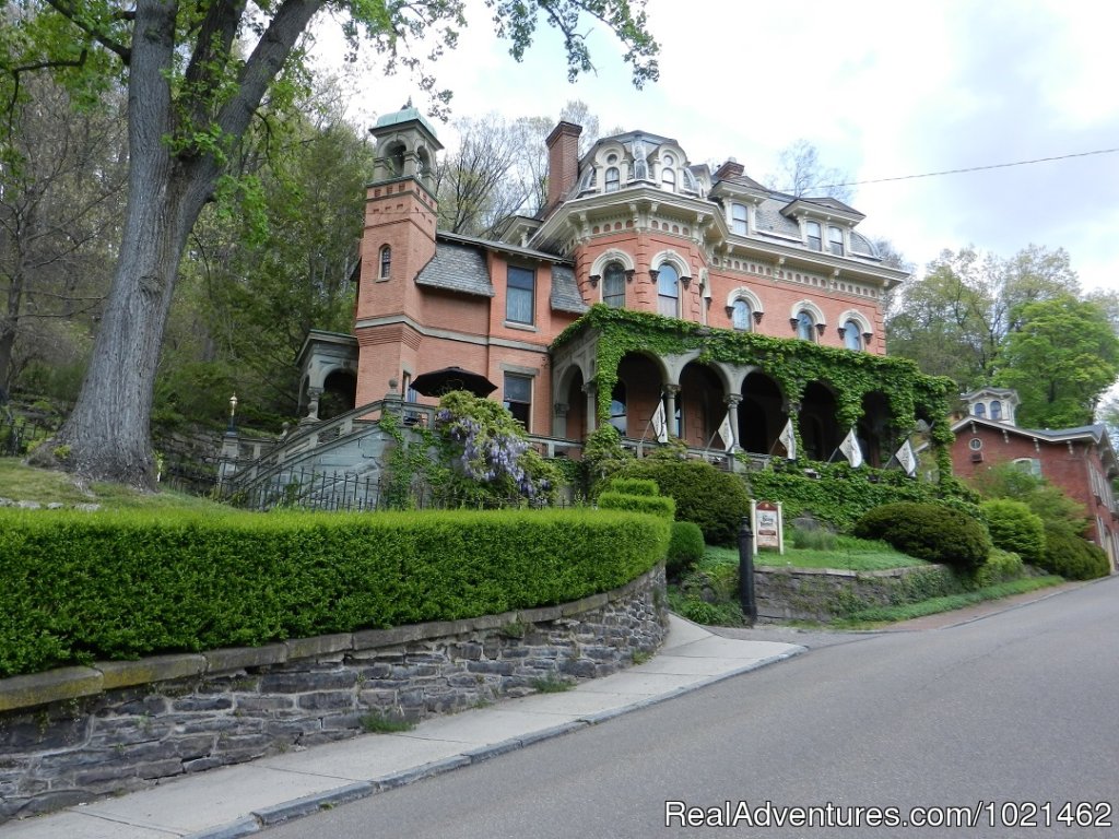 Harry Packer Mansion front view | The Harry Packer Mansion Inn | Jim Thorpe, Pennsylvania  | Bed & Breakfasts | Image #1/7 | 