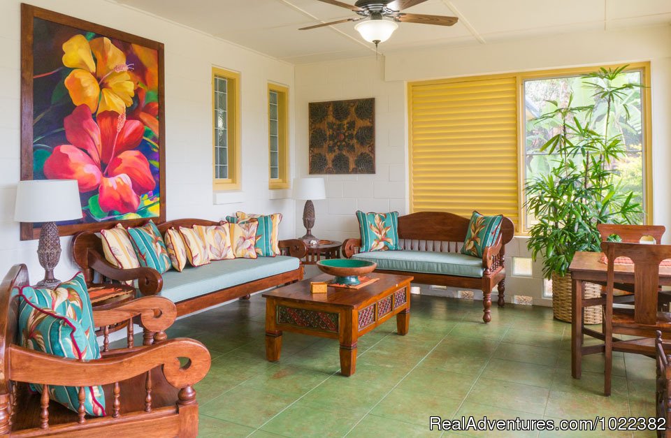 Bed and Breakfast common area | Kauai B&B Inn & Vacation Rentals with a/c | Image #14/23 | 