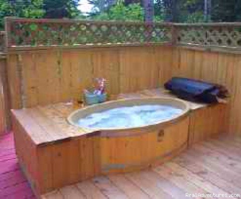 hot tub area
