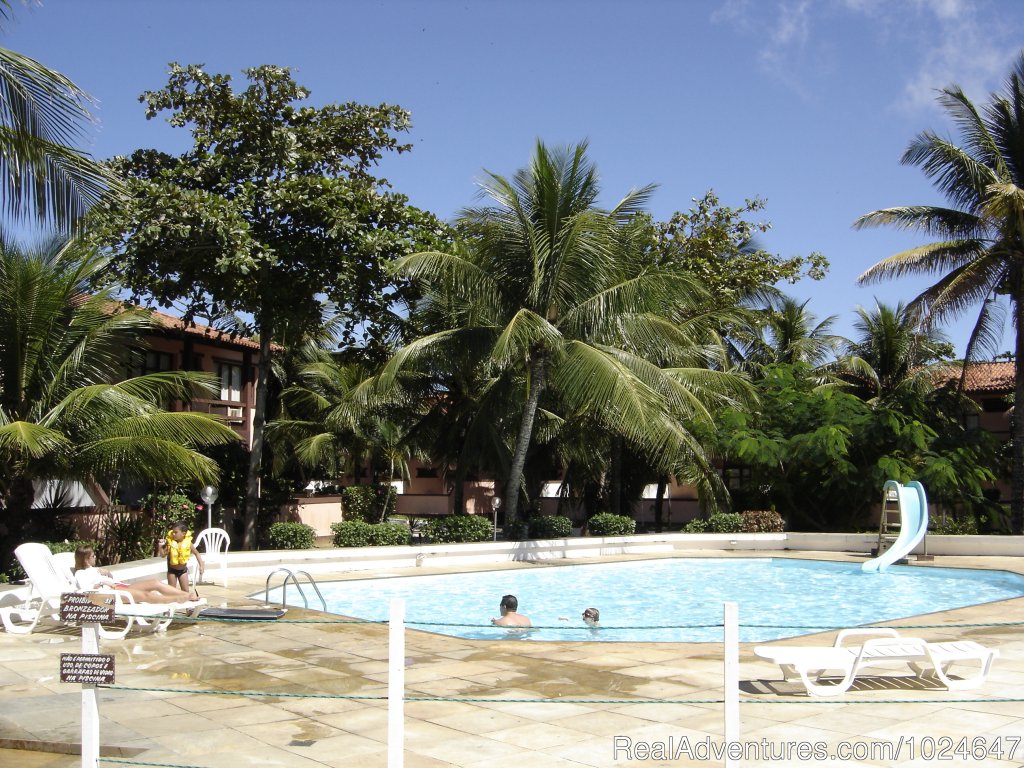 Swimming Pool in front of Coffee Shop and close to Sauna | Buzios Internacional Apart Hotel | Armacao dos Buzios, Brazil | Vacation Rentals | Image #1/17 | 