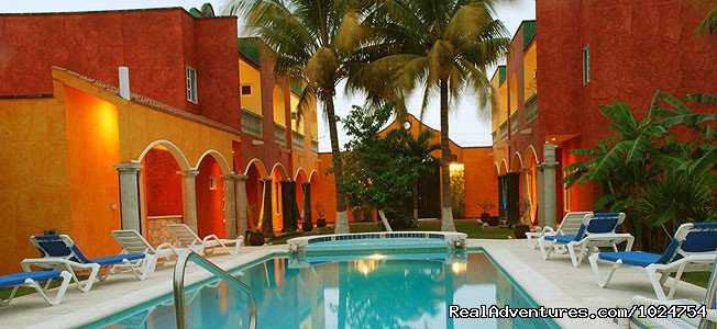 Jacuzzi and Pool | Casa Colonial, Cozumel Vacation Villas | Cozumel, Mexico | Vacation Rentals | Image #1/8 | 