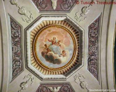 One of the frescoed domes | Casa Beata - Cortona, Italy | Cortona, Italy | Vacation Rentals | Image #1/2 | 