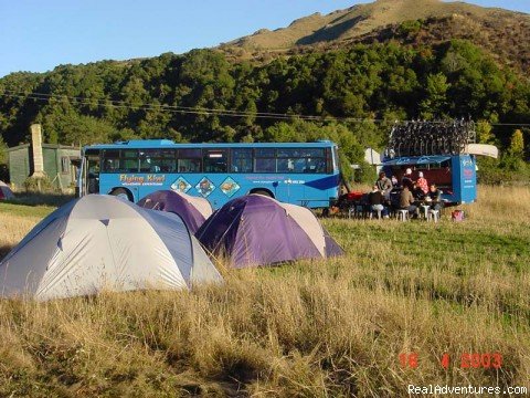 Camp Site | Flying Kiwi Wilderness Expeditions | New Zealand, New Zealand | Bike Tours | Image #1/1 | 