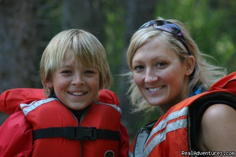 Family Rafting on Kicking Horse River