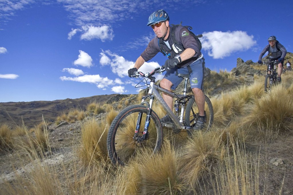 Fat Tyre lead guide Greg  | Mountain bike Heli bike-Fat Tyre New Zealand  | Image #4/5 | 