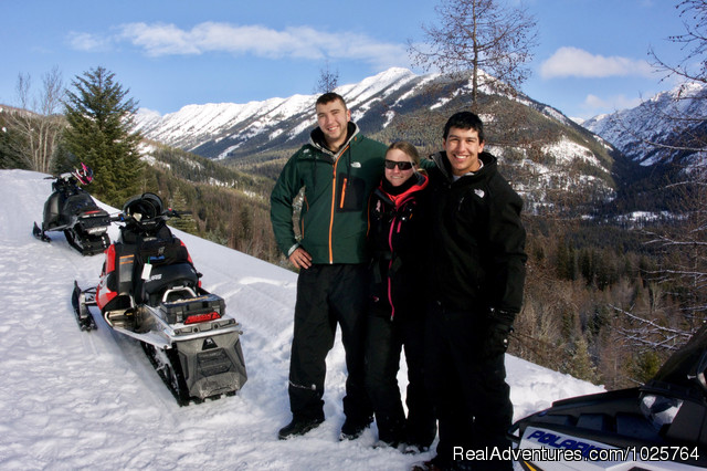 Spectacular Montana Scenery! - Rich Ranch Winter Snowmobiling Adventures - west: seeley-swan valley montana snowmobiling seeley lake