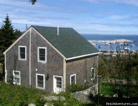Cottage Rear View | Matinicus Island Oceanfront Getaway Cottage | Matinicus, Maine  | Vacation Rentals | Image #1/10 | 