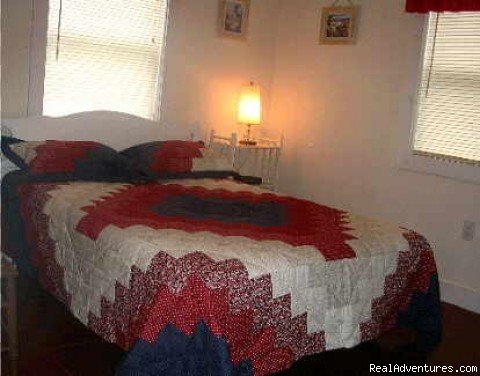 Bedroom #1 (1  Queen Bed) | Matinicus Island Oceanfront Getaway Cottage | Image #5/10 | 