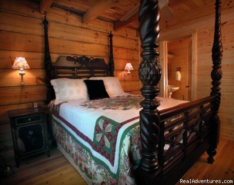 Bedroom | Hidden Falls Cabin-romantic and Secluded | Image #3/4 | 