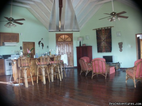 Englishman's bay,Parrot estate. Romantic adventure: Living area