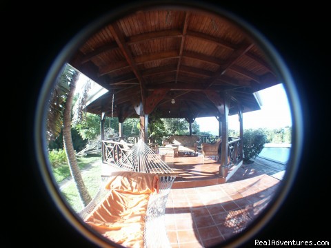 Englishman's bay,Parrot estate. Romantic adventure: Gazebo