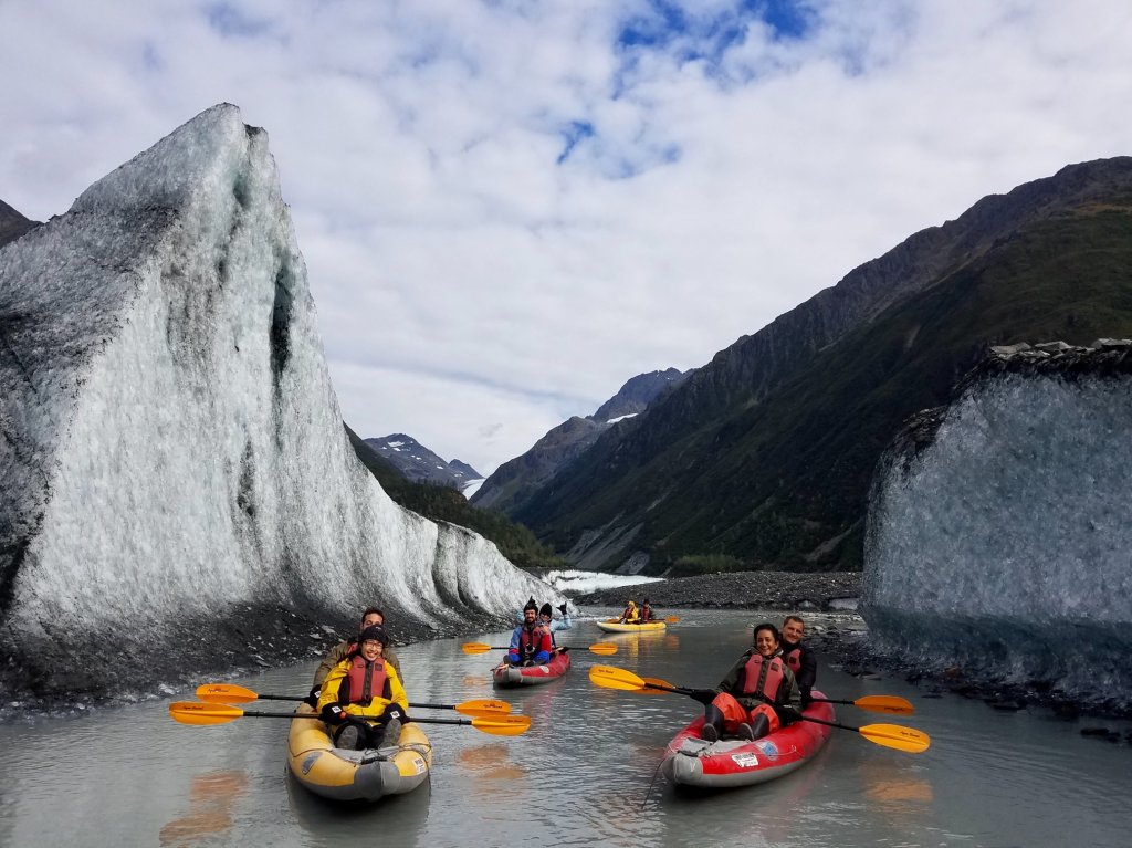 Valdez Glacier Lake | Prince William Sound Sea Kayaking and Hiking Tours | Image #6/13 | 