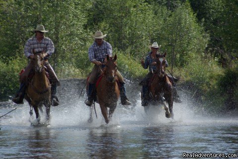 Boys in the water | Dude Ranch Canada | Cranbrook, British Columbia  | Horseback Riding & Dude Ranches | Image #1/6 | 