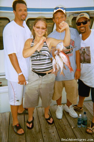 Deep Sea Fishing Trips and Beach Resort Outings : Families Enjoy Fishing