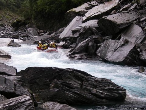 Hokitika river slip rapid