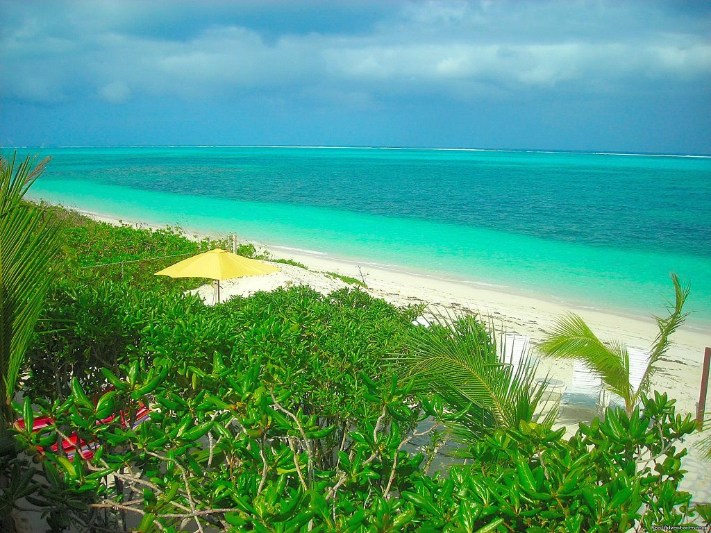 Villa is located right on the ocean and this is the view! | Oceanfront Villa on Grace Bay Beach | Image #5/24 | 