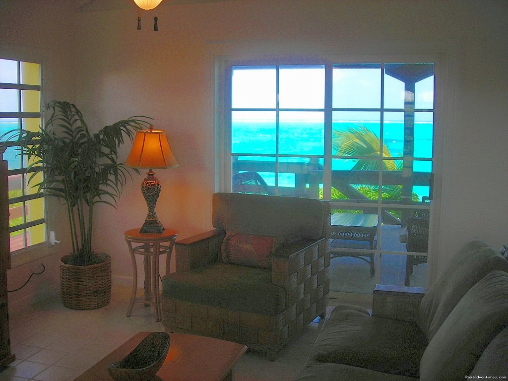 Oceanfront Views from Living Room-2nd Floor | Oceanfront Villa on Grace Bay Beach | Image #9/24 | 