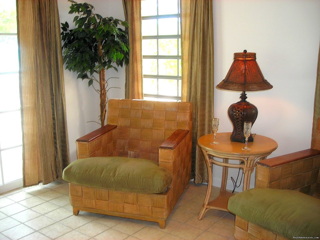 Living Room Overlooking the Ocean-1st Floor | Oceanfront Villa on Grace Bay Beach | Image #18/24 | 