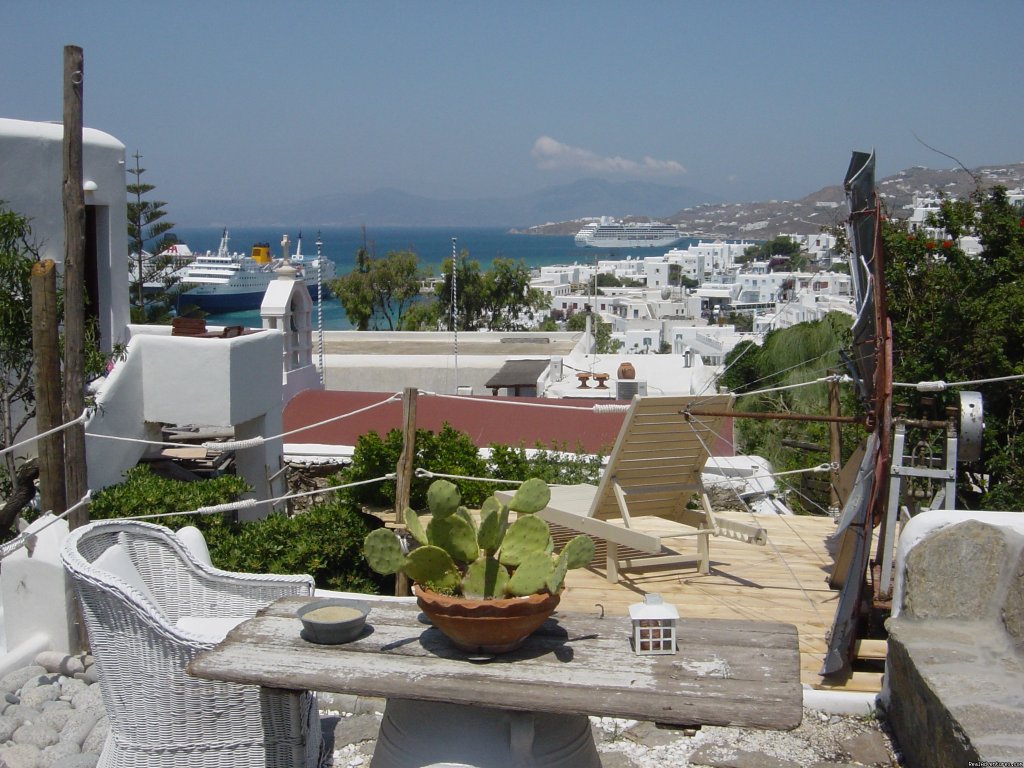 VERANDA WITH SEA VIEW | Live Your Myth In Mykonos At Ranias Apartments | Image #5/22 | 