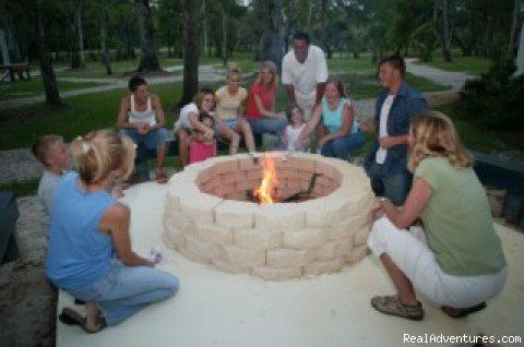 Campfire on a cool evening | Secluded Suwannee River Retreat | Image #4/11 | 