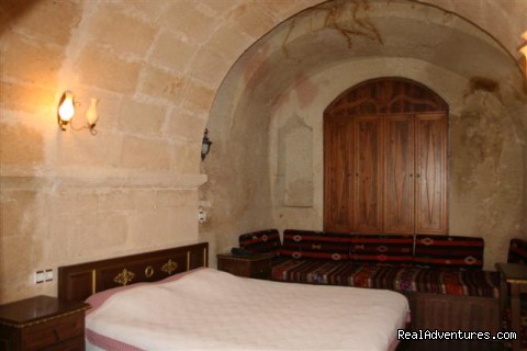 CAVE ROOM - cappadocia palace hotel - central anatolia: cappadocia turkey bed & breakfasts