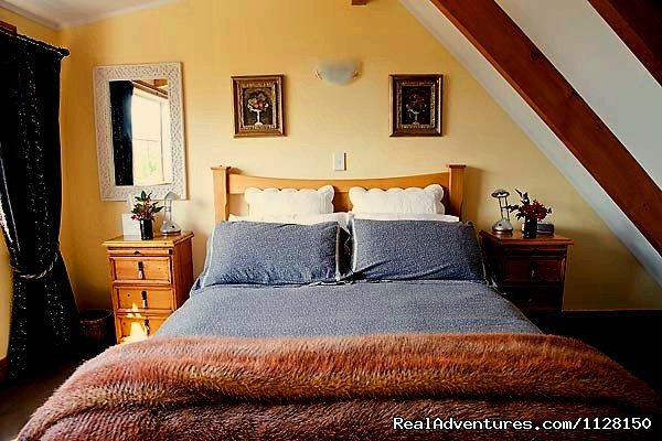 From upstairs you can see forever! | Romantic NZ country cottage: 5-Star B&B  Waitomo | Image #6/15 | 