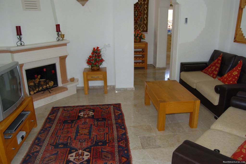 Main Lounge with Satellite TV/DVD | Large Turkey Vacation Villa with Private Pool | Image #3/20 | 