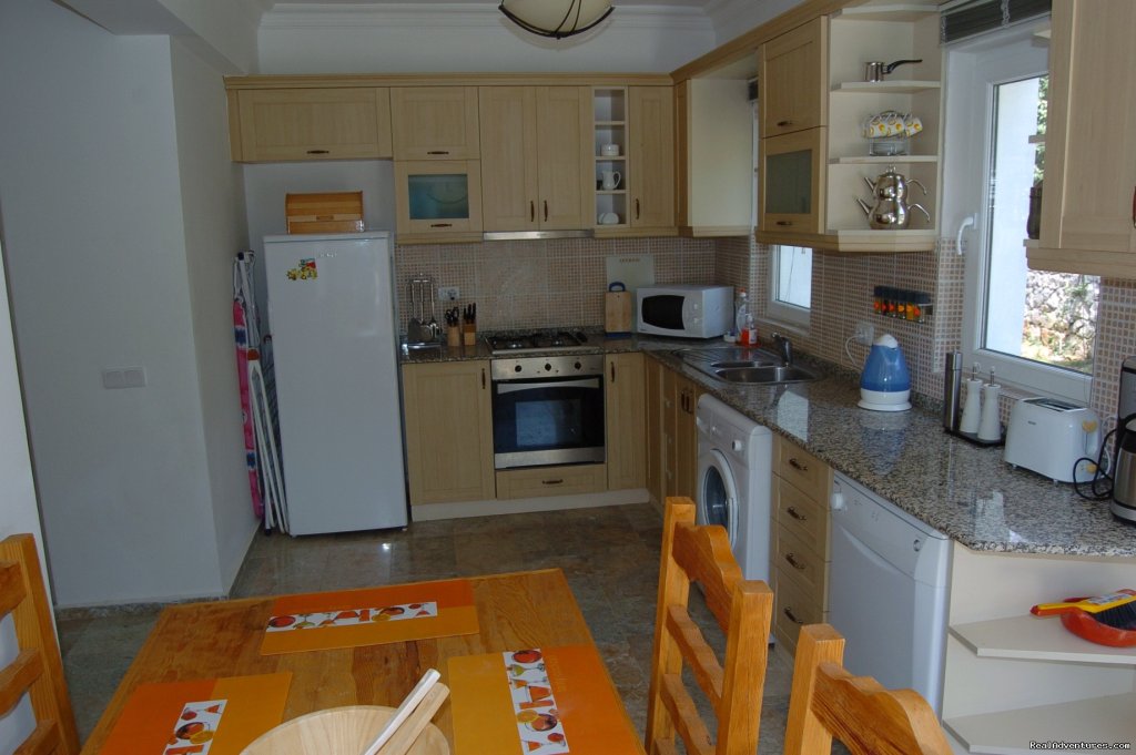 Fully Equipped Kitchen | Large Turkey Vacation Villa with Private Pool | Image #5/20 | 