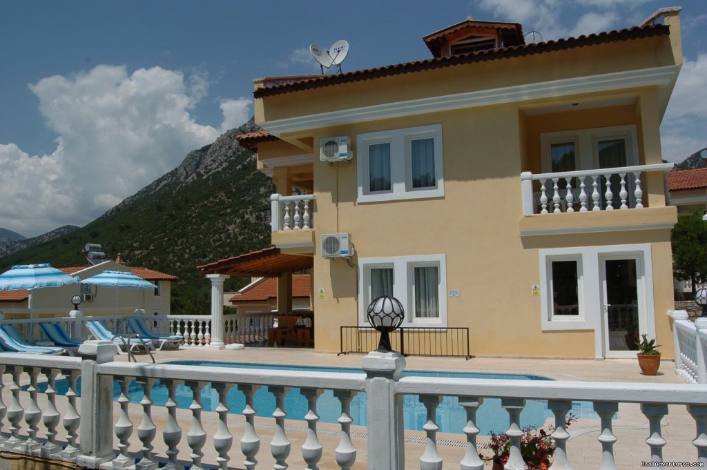 Poolside Terrace | Large Turkey Vacation Villa with Private Pool | Image #9/20 | 
