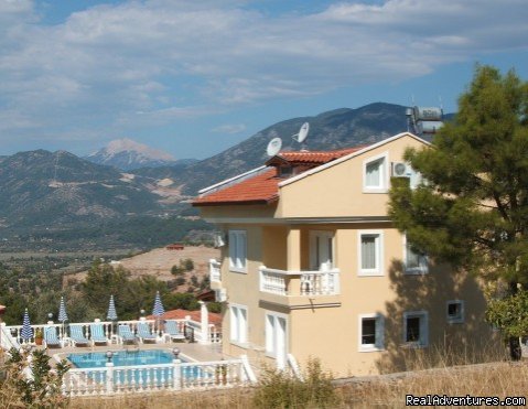 View from rear across plateau | Large Turkey Vacation Villa with Private Pool | Image #11/20 | 