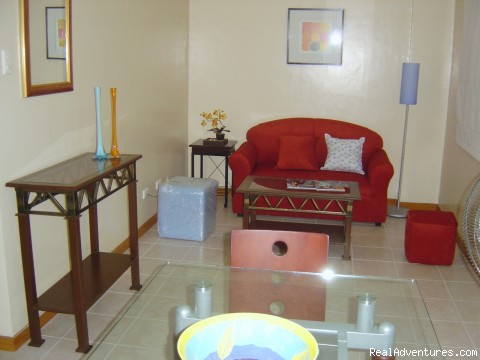 City Resort Residence right in Ortigas: The Unit's Living Room