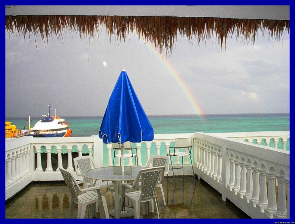 Private balcony with spectacular views! | Playa del Carmen Condo Vacation Rental Casita Azul | Playa Del Carmen, Mexico | Vacation Rentals | Image #1/9 | 