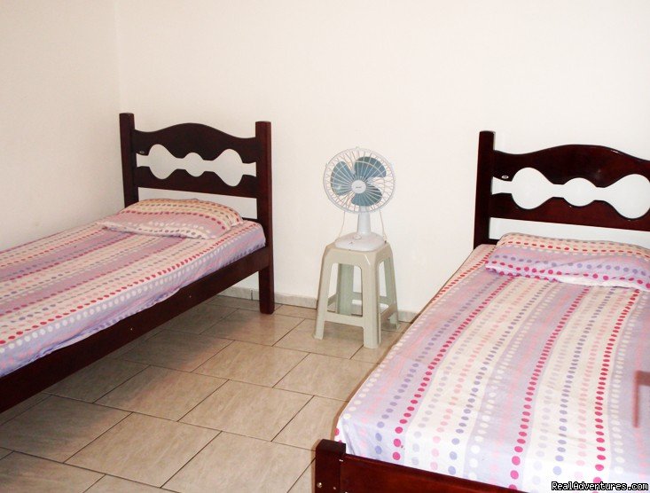 Twin bedroom | 2 Bedroom Beachfront House in Beautiful Marica | Image #9/18 | 