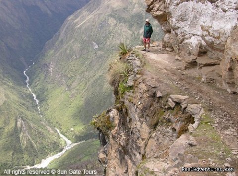 Amazing Canyon along the trail to Machu Picchu
