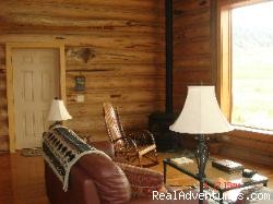 Romance & Adventure at the Montana Beartooth Cabin: Living area